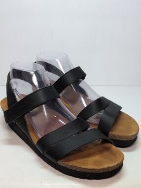 Naot Kayla Wedge black Sandals woman's size 11 EU 42